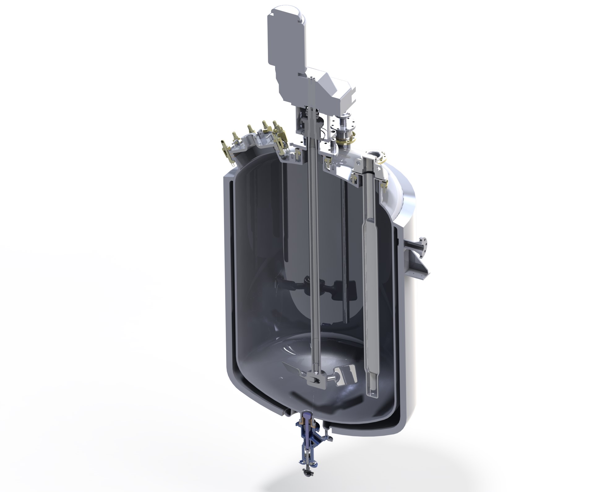 Baffles Mixing component by De Dietrich Process Systems